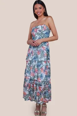 Bandeau Printed Maxi - Jungle Print by City Goddess