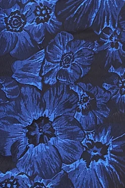 Bardot Jacquard Maxi Dress - Royal Blue by Goddiva