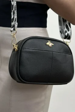Bee Embellished Cross Body Bag by SVNX
