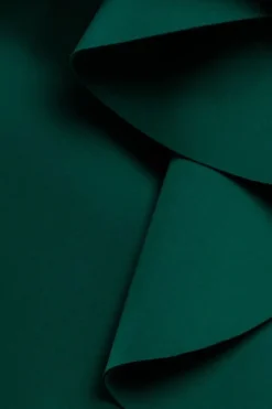 Boobtube Peplum Waterfall Frill Maxi Dress - Emerald Green by Goddiva