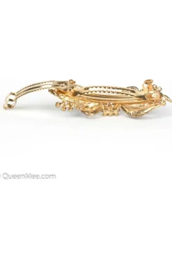 Bow Hair Clip With Diamante by QueenMee Accessories