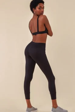 Bralette & Legging Workout Lounge Set - Black by Cosmochic