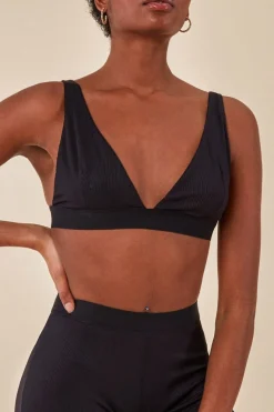 Bralette & Legging Workout Lounge Set - Black by Cosmochic