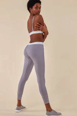 Bralette & Legging Workout Lounge Set - Light Grey by Cosmochic