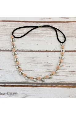 Bridesmaid Headband With Roses by QueenMee Accessories
