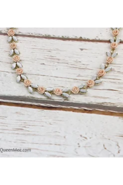Bridesmaid Headband With Roses by QueenMee Accessories