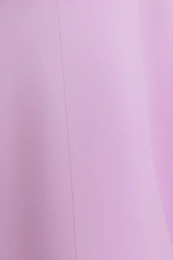 Cap Sleeve Plunging V-Neckline A-line Midi Dress - Lilac by Goddiva