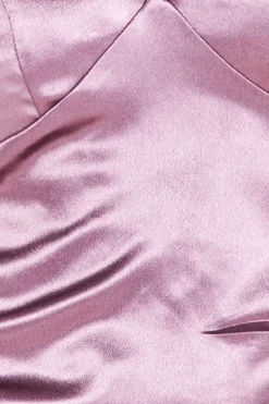 Cowl Back Satin Maxi Dress - Rosepink by Goddiva