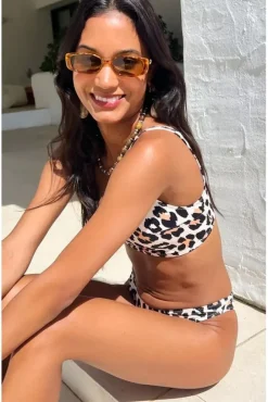 Cream Leopard Bikini by Maribela