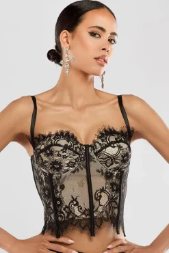 Cropped Lace Corset by Goddiva