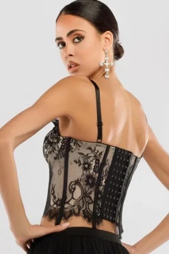 Cropped Lace Corset by Goddiva