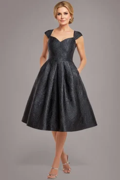 Crushed Satin Sleeveless A Line Midi Dress - Black by Goddiva