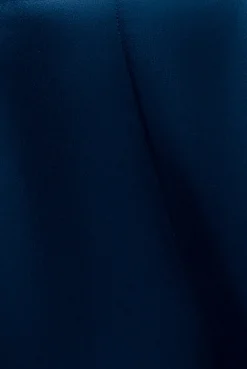Cut Out Satin Jumpsuit - Navy by Goddiva