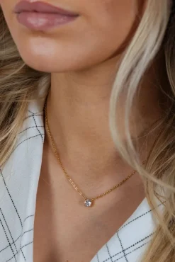 Dainty Crystal Necklace - Gift Boxed by SVNX