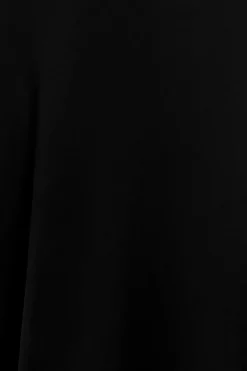 Diamante & Scalloped Lace Neck Maxi Dress - Black by Goddiva