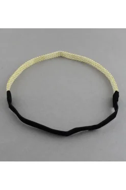 Diamante Headband With Elastic by QueenMee Accessories