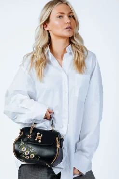 Embroidered Crossbody Bag by SVNX