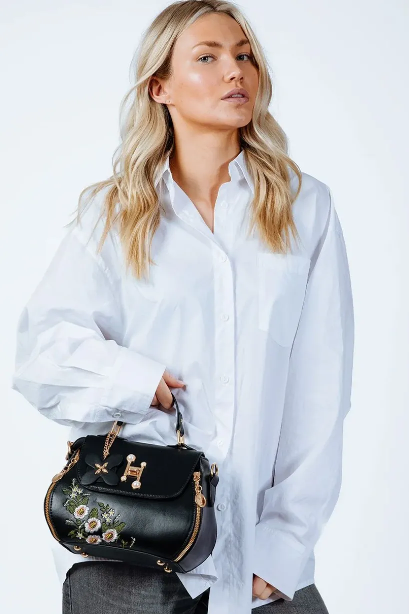 Embroidered Crossbody Bag by SVNX
