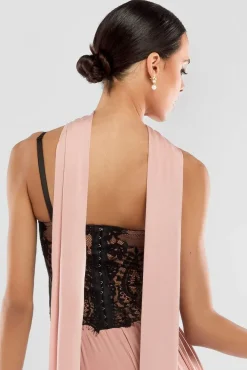 Embroidered Lace Corset by Goddiva