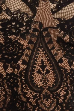 Embroidered Lace Corset by Goddiva