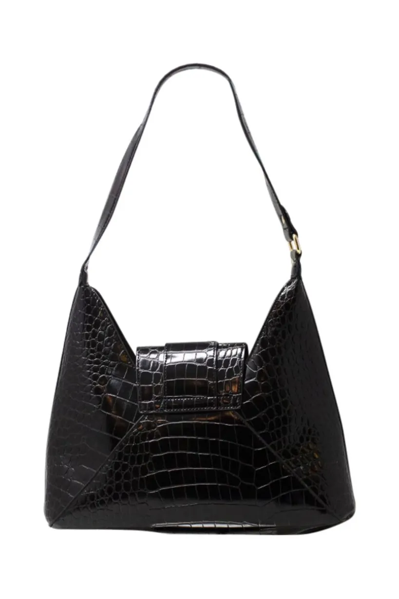 Envelope Hobo Bag In Black by SVNX