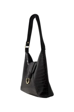 Envelope Hobo Bag In Black by SVNX