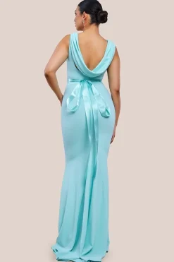 Eris Bridesmaid Maxi Fishtail Dress by Saint A
