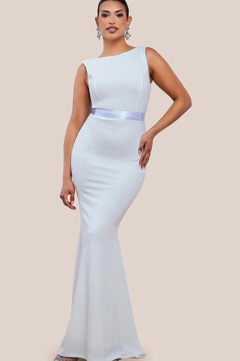 Eris Bridesmaid Maxi Fishtail Dress by Saint A