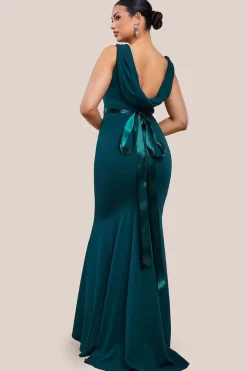 Eris Bridesmaid Maxi Fishtail Dress by Saint A