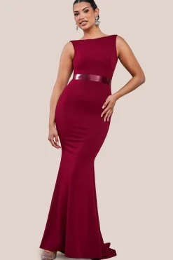 Eris Bridesmaid Maxi Fishtail Dress by Saint A