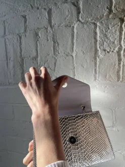 Faux Snakeskin Mini Bag by SVNX