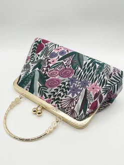 Floral Embroidered Clutch Bag by SVNX