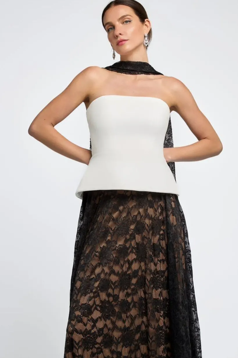 Floral Lace Scarf by Goddiva