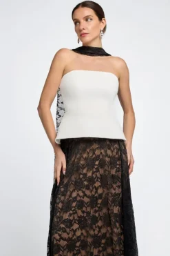 Floral Lace Scarf by Goddiva