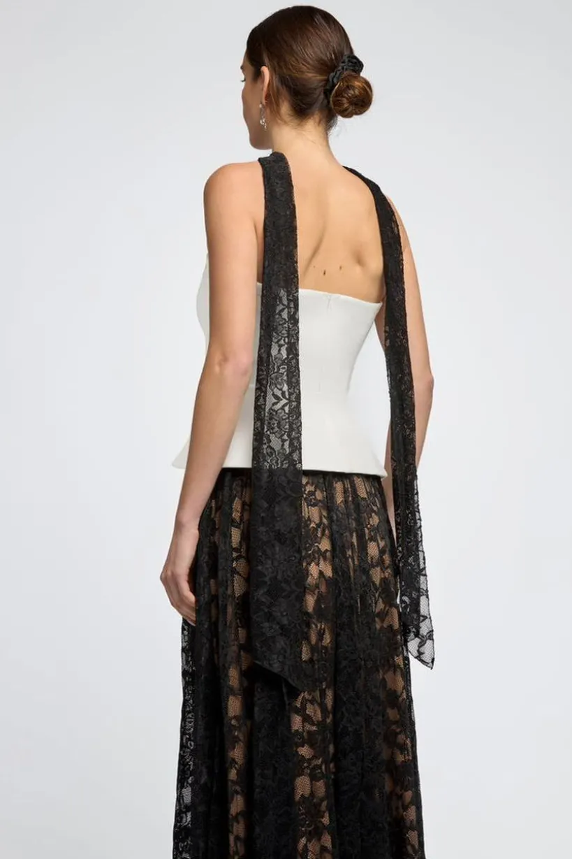 Floral Lace Scarf by Goddiva