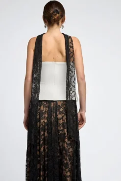 Floral Lace Scarf by Goddiva
