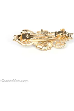 Flower Hair Clip In Enamel by QueenMee Accessories