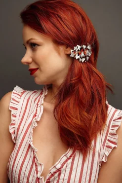 Flower Hair Clip Vintage Inspired by QueenMee Accessories