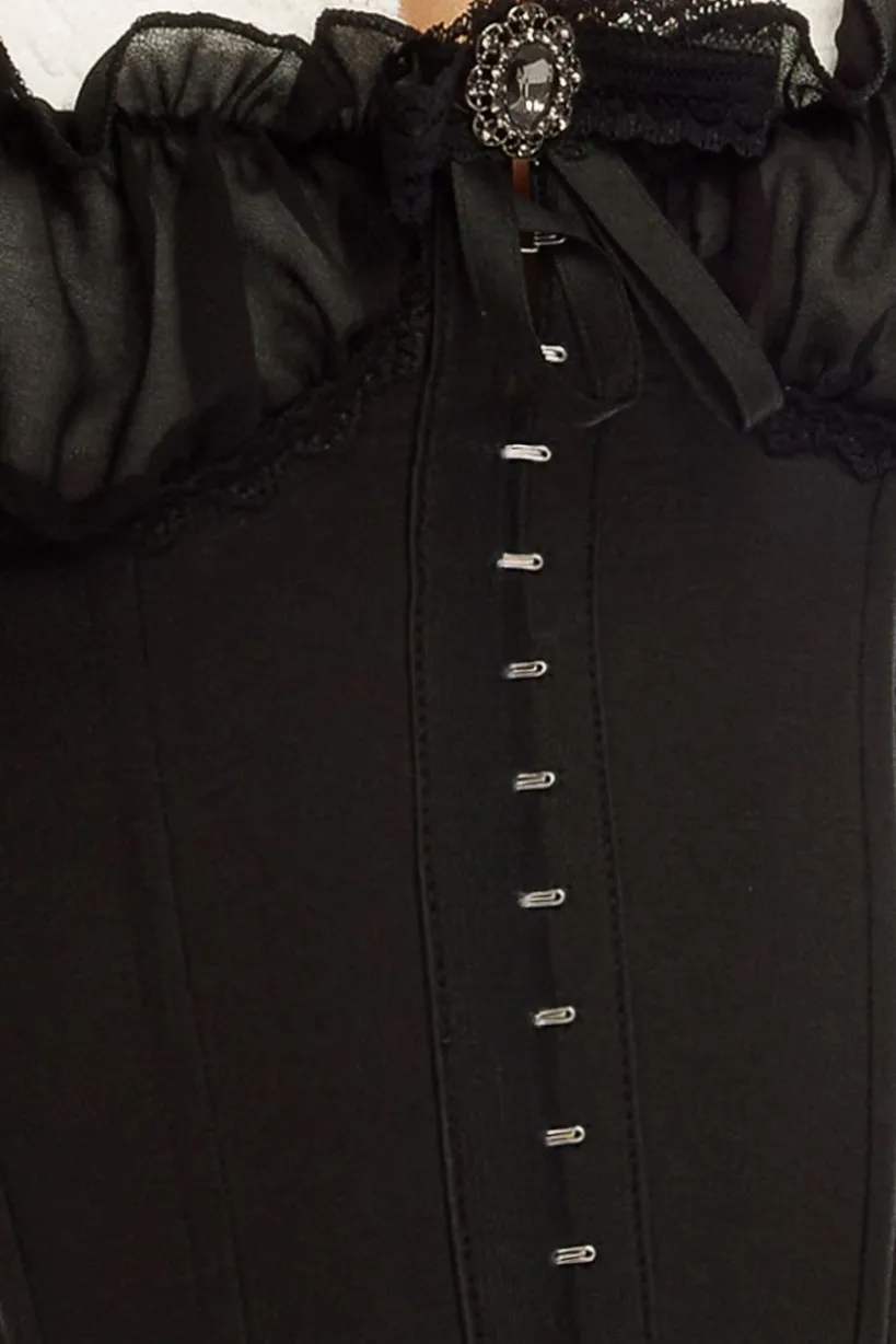 Front Fastened Milk Maid Corset by Goddiva