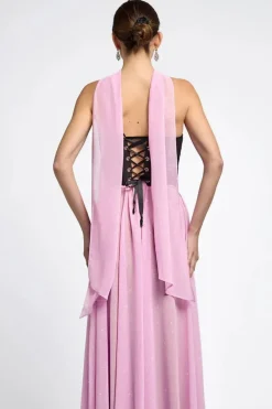 Glitter Chiffon Scarf by Goddiva