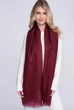 Hallie Scarf - Burgundy by Pia Rossini