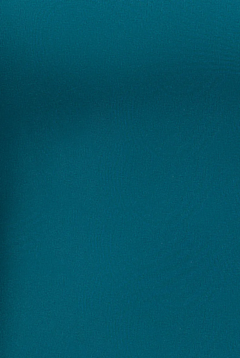 Halter Neck Puff Hem Mermaid Midaxi Dress - Emerald Green by Goddiva