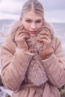 Isabella Coat - Taupe by Pia Rossini