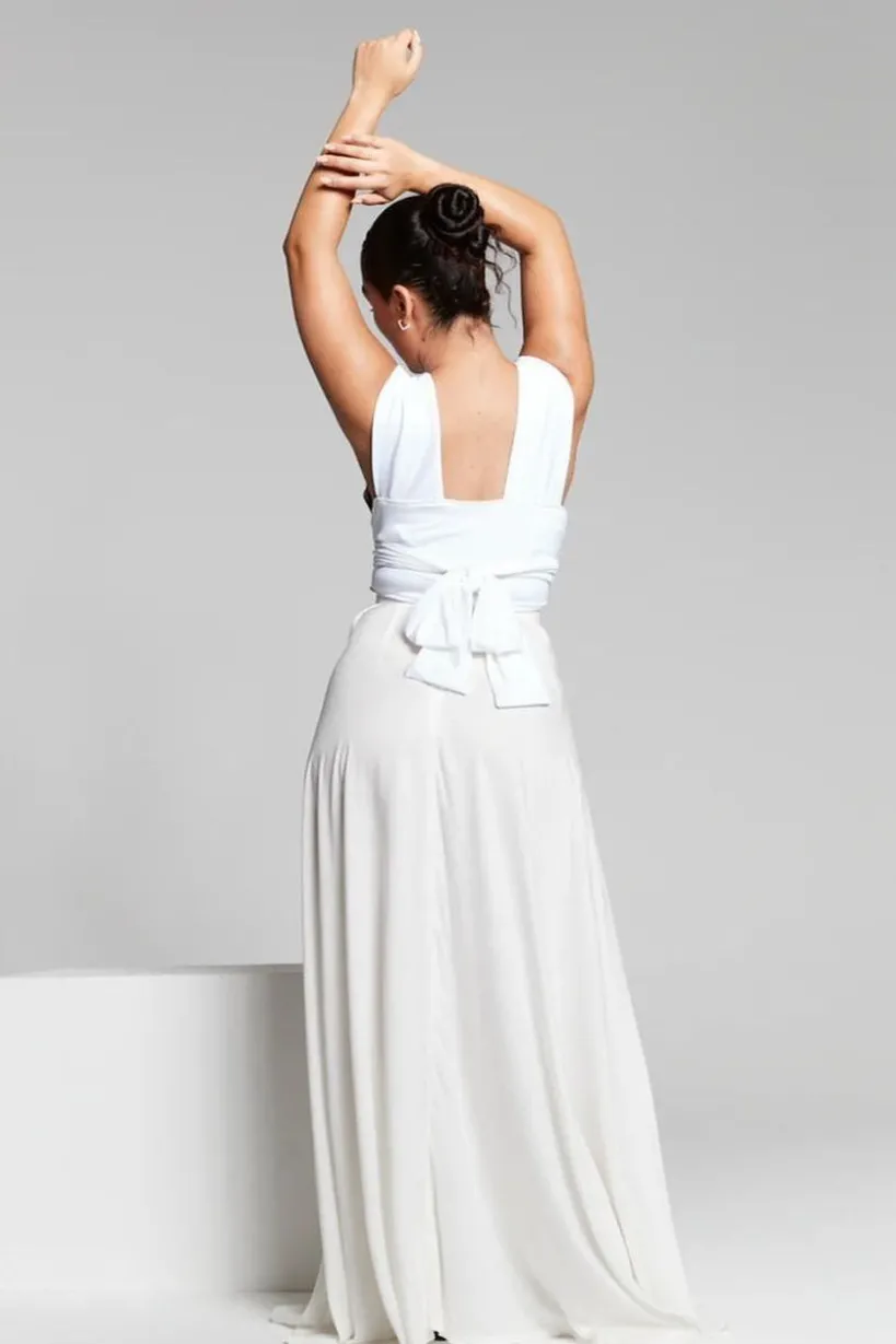 Isla Ivory Multiway Tie Top by InFlair