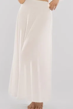 Jersey Lining Maxi Skirt by Goddiva