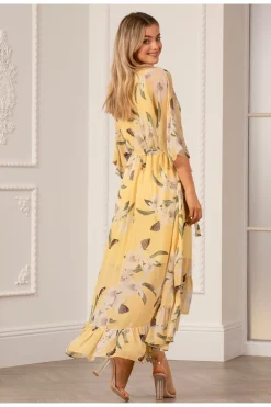 Kimono Wrap Floral Dress by Urban Touch