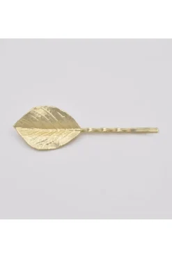 Leaf Hair Clips Set Of 3 by QueenMee Accessories