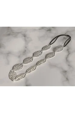 Leaf Headband With Elastic by QueenMee Accessories
