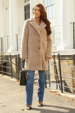 Luxury Teddy Bear Fur Coat by Double Second