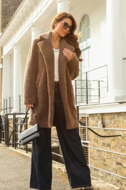 Luxury Teddy Bear Fur Coat by Double Second